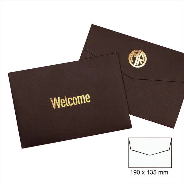 Zarfë Premium të Zezë me Varak – Elegancë & Prestigj