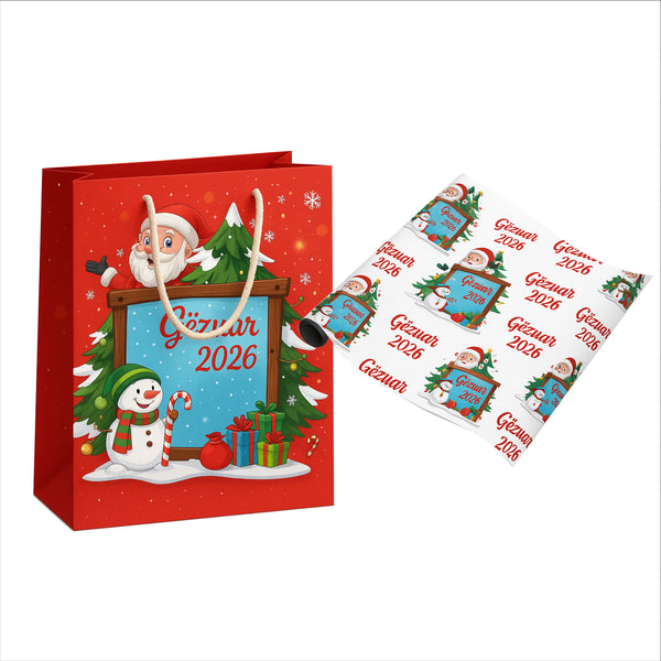 Set Festiv – 50 Çanta Kartoni + 50 Letra Veline (Viti i Ri 2026)