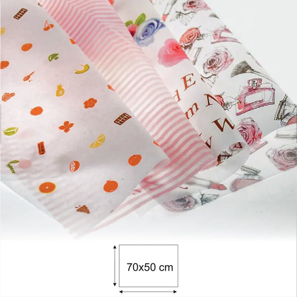 Letër Veline e Personalizuar – Full Kolor (70x50 cm)